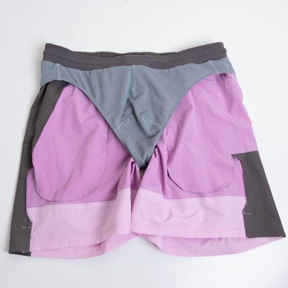 ✨ Lululemon Pool Short 7" Lined Swim Trunks Dahlia Mauve Pink XL - Picture 14 of 14